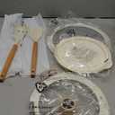 CAROTE 19pcs Pots and Pans Non Stick, Cookware Sets Detachable Handle, Induction Kitchen Pots and Pans,NonStick Cooking Set, Oven/Dishwasher/Fridge Safe, Space Saving (Cream White)