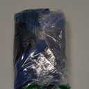 Blooming Jelly Women's Tummy Control Swimsuits Slimming One Piece Bathing Suit Ruffle Wrap V Neck Swimwear (Large, Blue and Black)