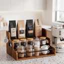 YOUDENOVA Coffee Syrup Organizer, 3-Tier Syrup Rack, 16.7 x 11.7 x 9.3 inches