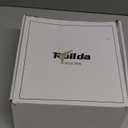 HISEA Rollda Cowboy Boots for Women Western Cowgirl Boots with Chunky Heel Ladies Snip Toe Mid-Calf Boots (10, White)