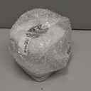 iDesign York Facial Tissue Box Cover, Vintage Holder for Bathroom Vanity Countertops, 5.75" x 5.75" x 5.5", Chrome and White