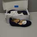 DREAM PAIRS Women's Dress Flats Ballet Low Wedge Round Toe Ankle Strap Comfortable Casual Flats Shoes (7.5)