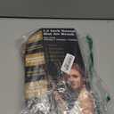 Round Hair Blow Dryer Brush - 1.2 Inch Ceramic Barrel Hair Dryer Brush for Short/Middle Hair, One Easy Step Drying, Volumizing, Straightening and Styling, Negative Ionic Dryer Brush (Black Champagne-gold)