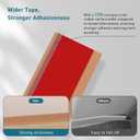 Flexible Baseboard Molding Trim, 4 Inch x 20 Feet Vinyl Wall Base with 10% Wider Self-Adhesive Tape, Peel and Stick Cove Base, Rubber Wall Base Baseboard Trim for Garage, Living Room,Bathrooms, Brown