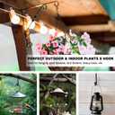 Dreecy 16 Pack S Hook for Hanging Plants, 6 Inch Large Heavy Duty S Hooks for Closet, 7 MM Thick Metal Black Rubber Coated S Shaped Hooks for Hanging Jeans Bags Cups Pot Jewelry Garden Tools