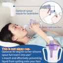 Dysphagia Regulating Drinking Cup for Swallowing and Disorders People,Dispenses 5cc or 10cc of Liquid Each Time,Helps to Prevent Choking