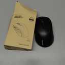 TECKNET Bluetooth Mouse, 4000DPI Wireless Mouse for Laptop 2-in-1(BT 5.0/3.0+2.4Ghz) Computer Portable PC Mice Wireless with USB Receiver for Mac (USB-A+Bluetooth, Black)
