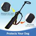 BARKLESS Dog Tail Protector, Dog Tail Guard for Medium Large Dogs, Adjustable Cover to Prevents Licking Wounds, Breathable Tail End Bag for Recovery (Black, L)
