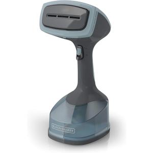 BLACK+DECKER Advanced Handheld Steamer for Clothes, Fast Wrinkle Removal, Auto Shut-Off, Attachments for Delicate Fabrics, Lint Removal, and Steaming Curtains, Upholstery (HGS200)