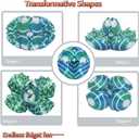 3D Printed Mini Gear Ball,Silence Fidget Toys, Kids Toys Stress Relief Anxiety & ADHD Relief,Funny Graduation Gifts, Desk Toy(Ocean Blue)