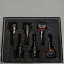 for Hyundai Sonata 2011-2014 Fog Lights Bulbs Combo, 4pcs Super Bright White Dual Beam and Fog Lights Blubs Package, 1:1 Size as Stock Bulbs, Plug and Play