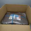 Heavy Duty Brown Tarp - 40ft x 40ft - 5 MIL Multipurpose UV Resistant, Waterproof Protective Tarp Cover with Metal Grommets and Reinforced Edges - for Roof, Camping, Patio, Boat, Car