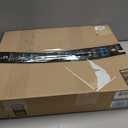 Travel Tote Bag with Trolley Sleeve Expandable Extra Duffel Bag with Wheels Lightweight Traveling Foldable Suitcase (Black)