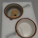 Ceramic Soup Bowls With Handles Set of 4 - 15 oz French Onion Soup Bowls Oven Safe - Dishwasher, Microwave & Oven Safe Bowl Set for Chili, Gumbo, Chowder - Soup Bowl With Handle - French Onion Crock