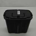 Ausic 9L Bucket Portable Misting Fan for Outdoors Patios - 10IN, 20000mAh Rechargeable Battery Operated Camping Fan, 3 Strong Winds, 3 Large Spray Outlets, for Fishing/Travel/Garden/Golf/Tent/Office (Black)