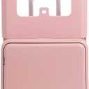 Apellia 20-Inch Carry-on Luggage with Foldable Seat Ride-on Suitcase for Kids 4-8 & Adults, TSA Lock, USB Charger Port, 360 Spinner Wheels, Cabin Approved Expandable Suitcase, Pink