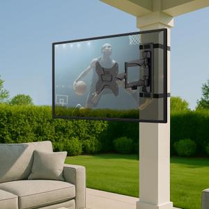 ZeboZap ZZTVA2022 DIY NO Drill Full Motion Gazebo TV Mount | Outdoor TV Mount |Holds 66lbs | Fits 19"-50" TVs | Weatherproof | Black ZeboZap ZZTVA2022 DIY NO Drill Full Motion Gazebo TV Mount | Outdoor TV Mount |Holds 66lbs | Fits 19"-50" TVs | Weatherproof | Black