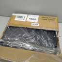 5 Tier Metal Shoe Rack, Sturdy Steel Frame with Rust-Proof Coating, MDF Top, Adjustable Flat Inclined Mesh Shelves, Anti-Tip Scratch-Resistant Feet, Sleek Show Rack for Entryway, Hallway, Garage