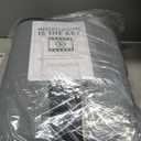 FH Group Three Row Striking Striped Full Set Car Seat Covers, Airbag Compatible & Split Ready  Universal Fit for Cars Trucks & SUVs Gray