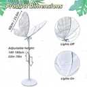 TRAVELER Butterfly Floor Lamp - 2pcs 23.6" Wedding LED Creative Ceiling Lights Adjustable Height Hanging Decoration Props for Wedding Stages Halls Party Events