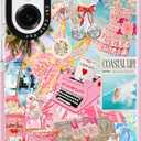 for Samsung Galaxy S24 FE Case, Coastal Life Pattern, Military-Grade Drop Protection, Pink Paradise Soft Slim TPU Protective Cover with Camera Protection for Girls