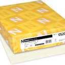 Neenah Paper 05201 CLASSIC Linen Writing Paper, 24lb, 8 1/2 x 11, Natural White, 500 Sheets