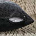 Volcanics Halloween Ghost Pillow Covers 20x20 Set of 2, Reversible Flip Sequin Boo Throw Pillowcases, Cute Spooky Halloween Decor for Couch Sofa Bed Living Room Kids Room