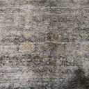 8x10 Brown Black Area Rug for Living Room Washable Vintage Distressed Carpet Large Bedroom Low Pile Non Slip Indoor Soft Retro Throw Accent Rug Office Kitchen Bathroom Dining Room