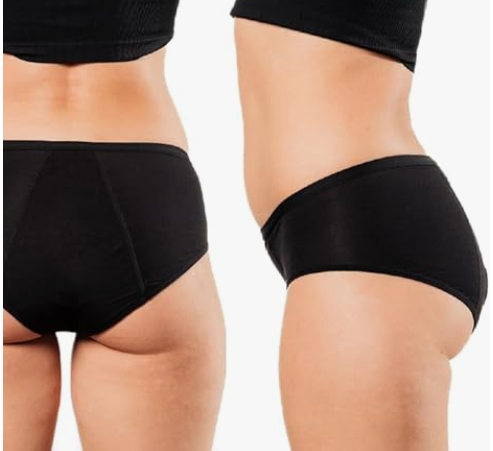 Bambody Absorbent Brief, Super Comfy Period Underwear for Women - Leakproof Period Panties Size 12