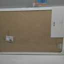 U Brands Farmhouse White Frame, 20 x 30 in, Linen Pin Bulletin Board