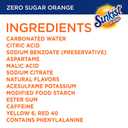 Sunkist Zero Sugar Orange Soda, 12 fl oz cans, 12 pack (EXP 10/10/26)