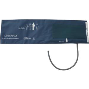 Generic Blood Pressure Cuff Single Tube Soft Material Blue Color nibp Cuff Arm Cuff (Large Adult)
