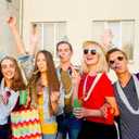 144PCS Bead Necklace, White Beaded Necklace Party Favors Bulk, 33" Mardi Gras Beads Necklaces Accessories, Festival Parade Throw Accessories for Baby Shower Wedding Birthday Celebrations Decorations