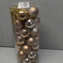 1.57" Bronze Christmas Balls Ornaments 40 Pcs Shatterproof Christmas Ornaments Set Matte Mini Bronze Ornament for Xmas Tree Halloween Holiday Party