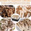 48 Pcs Monotub Adhesive Filter Discs - Synthetic Air Exchange Filters for Mushroom Growing - 2.95" Diameter, 2mm Thick Round Filter Pads for Fruiting Chamber Humidity Control