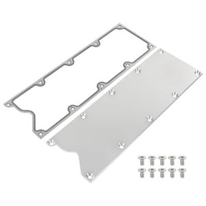 LS Gen 3 Valley Pan Cover Plate Low Profile with Gasket and Seals Compatible with LSX LS1 LM7 LR4 LQ4 LS6 L59 LQ9 LM4 L33 (Silver)