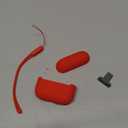 ORNARTO Compatible with AirPods Pro 2 Case 2022, Full Protective Hybrid Silicone for AirPods Pro 2nd Generation Case, Front LED Visible Skin Cover-Red