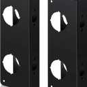 Ferraycle 2 Pieces Stainless Steel Lock and Door Reinforcer Plate Lock Reinforce and Repair Bronze Finish Door Jamb Reinforcement 5-1/2 Inch, 2-3/8' x 1-3/4 Inches for Front Entry Bedroom Home