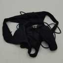 Sovoyontee 2025 Women's Sexy Cheeky One Piece Swimsuits High Cut Thong Bikini Bathing Suit Monokini (Black) XL