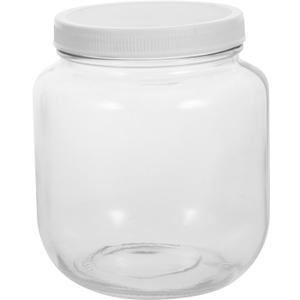 Alipis Air Tight Glass Storage Jar Wide Mouth Jar with Plastic Lid for Cereal Tea
