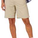 Amazon Essentials Men's Classic-Fit 9" Chino Shorts (32, Khaki)