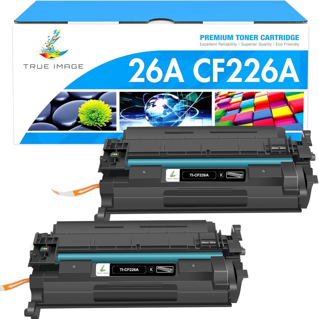 26A Toner Cartridge for HP Printer CF226A M426fdw Compatible for HP 26A Black Laserjet Toner Cartridge 26X CF226X M402n MFP M426fdw M402dn M402 M402dw M402dne M426fdn M426 M426dw Printer Ink 2 Pack