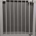 Safety 1st Easy Install Walk Thru Baby Gate for Doorway With Door, Dog Gates, Fits 29"-38", Easy Install 28" Tall, White