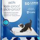 Pet Life Unlimited Leak-Proof Slide-Proof Puppy Pads for Dogs, Potty Training Pee Pads, 50 Count, Size Large, 22"x 22", Super Absorbent Quick-Dry with Odor-Control, Sweet Bluegrass Scent, Made in USA