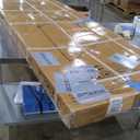 KPUY Frameless Shower Door, 43-48" W x 76" H Sliding Glass Shower Door, 1/4" (6mm) Thick Tempered Clear Glass with Explosion-Proof Film Nano Coating in Brushed Gold Finish