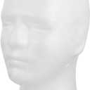 FRCOLOR Male Mannequin Head Model 10.43 Inch Foam Display Stand for Wigs Hats Scarves Glasses Accessories Salon and Store Use