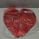 Yungyan 12 Sets Valentine's Day Heart Placemats 15'' Vinyl Pressed Metallic Table Mats Romantic Table Decorations Place Mats for Couples Dinner Wedding Anniversary Party(Red, Sweet Hearts)