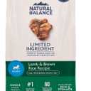 Natural Balance Limited Ingredient Puppy Dry Dog Food with Healthy Grains, Lamb & Brown Rice Recipe, 24 Pound (Pack of 1) BB Date: 11/29/2025