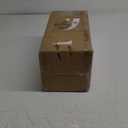 Exhart Wind Chimes, Solar LED Outdoor Garden Lighting, Light Blue Glass and Metal Wind Chime Lawn and Yard Decoration with Bronze Metal Finial, 5 x 46.5 Inch