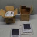 4-Pack Warm Solar Powered Deck Fence Post Cap Lights - Waterproof LED 6x6, 5x5, or 4x4 for Wooden or Vinyl Fence Post Caps by Pure Garden